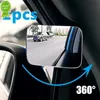 Nouveau rétroviseur d'angle mort auxiliaire de voiture grand Angle 360 degrés réglable Auto intérieur HD rétroviseur convexe rétroviseurs de stationnement sans monture