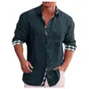 Men's Casual Shirts Shirt For Mens Stripped-Down Hale Graphic Tee Stereoscopic Long Sleeves Holder Roupa Masculina