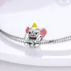 925 Pandora takılar için gümüş mücevher boncuklar kolye kadın bilezikler boncuk role hayvan serisi cazibe plata