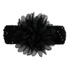 Hair Accessories Cute Baby Girls Mesh Flower Headband Elastic Crochet Children Bands Born