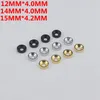 1 Set (4Pcs) Electric Guitar Bass Neck Joint Bushings Without Screws Chrome / Black / Gold Guitar Accessories