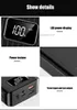 Gratis anpassad logotyp Power Bank 50000mAh storkapacitet PowerBank Outdoor Travel Charger Phone Extern Battery LCD Digital Display LED Lighting