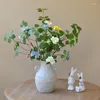 Decoratieve Bloemen Kunstmatige Bladeren Tak Met Japanse Andromeda Dorp Stijl Tafel Flores Party Home Deco Diy Acce