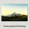 Handcrafted Canvas Artwork Landscape Bohemian Landscape by Caspar David Friedrich Painting for Bathroom Contemporary