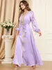 Abbigliamento etnico Eid Party Dress Musulmano Abaya Donne Arabe Marocco Ramadan Abaya Dubai Turchia Islam Kaftan Robe Longue Musulmane Vestidos