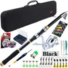 Rod Reel Combo Sougayilang Telescopic Fishing Bag Full Set 1.8M 3.3M Action M and Folding Handle Spinning Pesca 230609