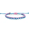 Bracelets porte-bonheur chaîne de cire tissée pour les femmes 14 couleurs Mtilayer Bracelet d'amitié bohême bracelet cadeau bijoux livraison directe Dhxoi