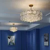 Avizeler Lüks İskandinav Kristal Tavan Dekor LED LIGING OLIM OLMA ODASI Mutfak Yatak Odası Fransız Lambaları Kolye Işıkları