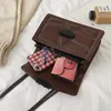 Perçin Zinciri Kadınlar İçin Küçük Crossbody Çantalar 2022 Omuz Messenger Çantası Lady Lüks Çantalar