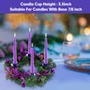 Dekorativa blommor Garland Candlestick Decoration Easter Christmas Halloween Simulation Rattan Pinecone Advent