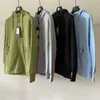 Jaquetas com capuz à prova de vento Tempestade Cardigan Sobretudo Moda Zip Casaco Forrado de Lã Mensml