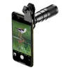 Telefon kamera lens kiti 4in1 telefoto zoom monoküler teleskop 22x lens + uzak tripodlu makro geniş balık gözü