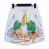 Herren Shorts RHUDE Sommer Amerikanische Modemarke Coconut Water Splash Brief Drucken Lose Entspannte Herren Sport Shorts