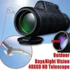 Telescópio Monocular Ajuste de Focagem Dupla Pouca Luz Noturna Binocular Spotting Scoping Caça Observando Ferramentas Ao Ar Livre