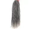 18 inch fashionable ponytail Marley twist braided fluffy with many styles to choose from supporting customization