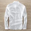 Men's Casual Shirts Quality Spring Autumn Men Long Sleeve Loose Cotton Hombre Classic Embroidery Brother Top