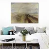 Landschap Canvas Art Regen Stoom Snelheid The Great Western Railway Joseph William Turner Handgemaakte Hedendaagse Schilderijen