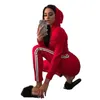 Dames Hoodies Dames Mode Trainingspak Lente Herfst Vrouw Sport Kit Cropped Homewear Casual Hooded Korte Tops Losse Lange Broek 2 STUKS