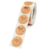 Bolsas para joias 25mm Champanhe Etiquetas de agradecimento Presente Assar Embalagens Decoração Envelope Etiquetas de vedação Artigos de papelaria para negócios