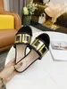 Designer Women Sandals Signature Flat Bottom Slippers Luxury Transparent Film Letter Slippers Summer Fashion Beach Slippers Size35-42