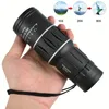 Télescope monoculaire HD 16x52, monoculaire compact à prisme haute puissance pour adultes et enfants, lunette monoculaire HD pour l'observation des oiseaux, la chasse, la randonnée, le concert, les voyages