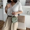 Abendtaschen Perlengriff Super Mini Design PU Leder Schulter für Frauen 2023 Umhängetasche Reisehandtaschen Steinmuster