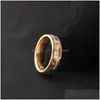 Cluster Rings Shellhard Abalone Shell Bandes De Doigt En Acier Inoxydable Pour Hommes Femmes Confort Ajustement Taille 612 Amoureux Couples Anneau Wh Dhwe4