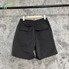 Herren -Shorts Hochwertige Sommer Beach Rhude Männer Frau lässig in Maschenreithose Schwarz weiß Kokosnussölmalerei mit Tags