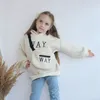 Kleding Sets VFOCHI Jongen Meisje Sweatshirts met Tas Winter Wol Dikke Kinderen Hooded Lange Mouwen Sweatshirt Unisex Warm Meisjes 230609