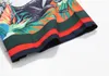 Дизайнерская рубашка Мужчина на пуговицах рубашки для печати боулинг рубашка Hawaii цветочные повседневные рубашки Мужчина Slim Fit Платье с коротким рукавом гавайская футболка M-3XL UG7