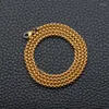 Цепи ширина 2,5 мм 3 мм 4 мм ожерелье из нержавеющей стали Золото Золото черное цвето