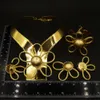 Wedding Jewelry Sets Necklace For Women Dubai Gold Tone Jewelry Set Plated 24K Original Earrings Rings Bracelets Wedding Gifts Nigeria 230609