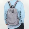 Mochila escolar masculina moda bolsa de ombro preta para homem lona designer à prova d'água esportes viagem mochilas masculinas de alta capacidade