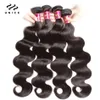 Hair Bulks UNICE 30Inch Body Wave Brazilian Bundles Natural Color 100 Human Weave 1 3 4 pcs for Africa American Women 230609