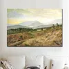 Handgemaakte Landschap Canvas Wall Art Reuzengebergte Ii Caspar David Friedrich Schilderij Kunstwerk voor Restaurant Modern Decor