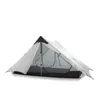 Tende e rifugi Versione FLAME'S CREED LanShan Tenda da campeggio ultraleggera per 2 persone Oudoor 3 stagioni Tenda senza stelo professionale 15D Silnylon 230609