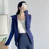 Définir Femme Yoga Vestes À Capuche Solide Zip Up Veste D'extérieur À Capuche Formation À Manches Longues Mince Athlétique Manteau À Capuche Stretch Fitness Vêtements