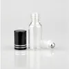 100pcs 5ml Essential Oil Bottle Glass Roll on Perfume For Oils Empty Cosmetic Case With Steel Beads Rollor Bkedu