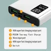 Gratis Aangepaste LOGO Super Snel Opladen Power Bank PD40W Draagbare 30000 mAh Oplader Digitale Display Externe Batterij Voor IPhone Xiaomi Huawei