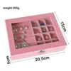 Ювелирные мешочки размером 20,5 15 5 см розовая коробка для рисования для колец серьги браслеты ожерелья или другие организатор хранения украшений
