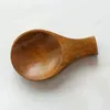 Porta bacchette a forma di cucchiaio Porta bacchette in legno ecologico Cucchiaio di legno Piatti per condimento Piatto per salsa a forma di cucchiaio piccolo
