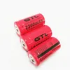 Nuova batteria 100% GTL CR123A 16340 2300mAh 3.7V Batteria al litio ricaricabile
