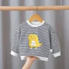 Ensembles de vêtements Pulls pour enfants Bébés garçons Sweats à capuche Tout-petits filles Printemps Automne T-shirt à manches longues col rond Vêtements pour enfants Chemise de fond 230609