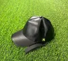 Ny stildesigner Mens Baseball Caps High Quality Leather Casquette Sun Hats Fashion Trucker Cap