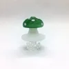 Fumer Coloré Pyrex Verre Épais 33MM Champignon Style Carb Cap Chapeau Ongles Sèche Herbe Tabac Huile Rigs Filtre Quartz Bol Bubbler Bongs Conseils Dabber Holder DHL