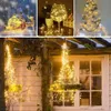 Garden Decorations 10 pcs LED Fairy String Lights Battery Operated Copper Wire Outdoor Waterproof Bottle Light For Bedroom Decor 230609