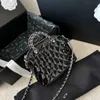 Designer shell pack his bags women brand luxury fashion design bag purse small sweet wind ling chain bag bowling bag Lovely wallet mobile phone bag2023