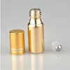 100 Stuks/partij 5ML Mini Reizen Gekleurde Glazen Roll op Fles Voor Essentiële Oliën Parfum met Persoonlijke Olie Monster container Edfdk