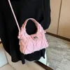 Bolsos de hombro tipo bandolera pequeños de tendencia de tela suave LEFTSIDE para mujer Hobo 2022 bolsos de diseñador de marca de lujo para mujer bolsos de mano Kawaii