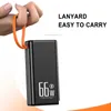 LOGO personnalisé gratuit Banques d'alimentation portables 100000mAh Charge rapide Power Bank Lampe de poche 2 en 1 Pover Bank pour iPhone Xiaomi Samsung Huawei